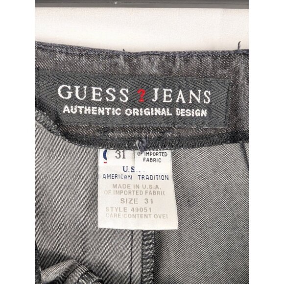 Guess Jeans Womens 31 Authentic Original Design Gray Bootcut Pants - Picture 2 of 8
